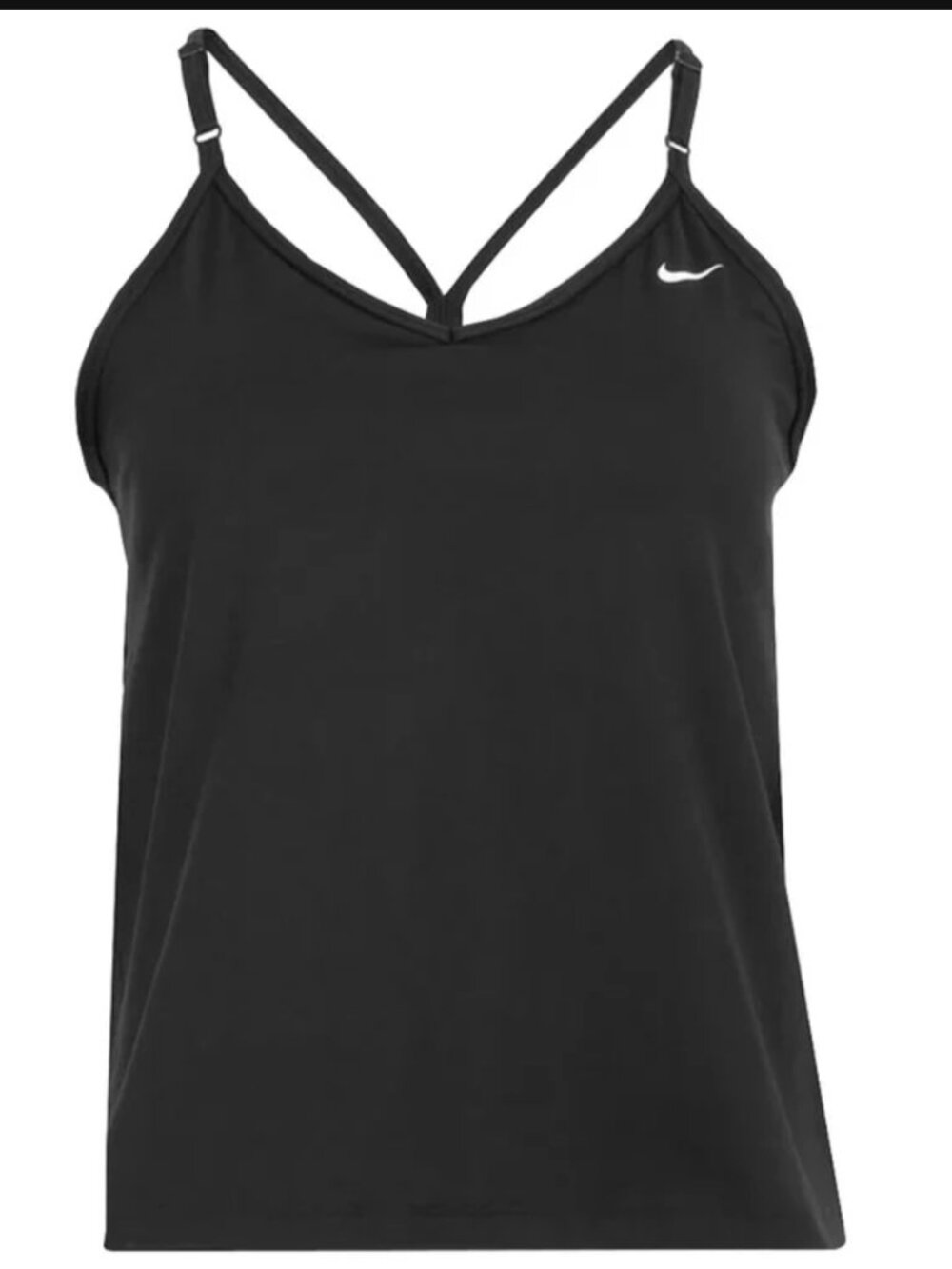 Nike Indy Dri-FIT Bra Tank Top DX0030-010 Black Women’s XXL 2XL NWT - Picture 4 of 4